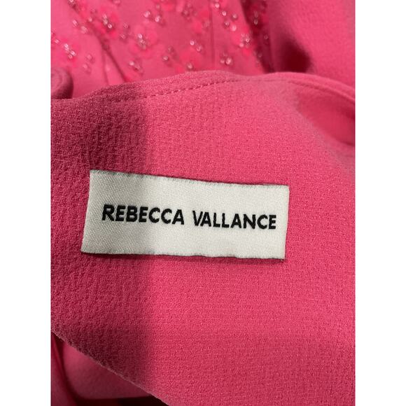 Rebecca Vallance 'Marie' Pink Sequin Detail Long Sleeve Dress Size 4 - Picture 4 of 5